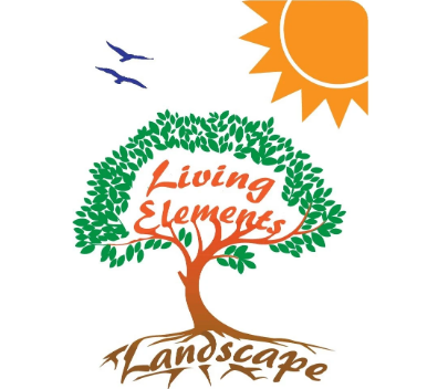 living elements landscape logo